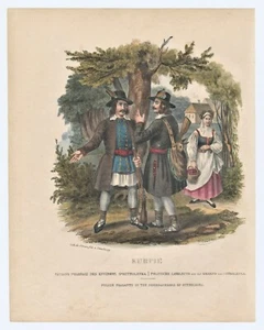 Antiker Druck "Kurpie" (Ostroleka-Polen) L. Zienkowicz - J. Lewicki, 1841 - Bild 1 von 4