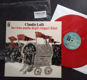 LP CLAUDIO LOLLI HO VISTO ANCHE DEGLI ZINGARI FELICI VINILE ROSSO LTD 300 COPIES - Picture 1 of 1
