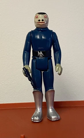 Vintage Star Wars BLUE SNAGGLETOOTH Original Complete 1978 Kenner Cantina BEAUTY Cover
