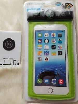 ZTE FANFARE SPLASH GUARDZ WATERPROOF CASE W/LANYARD, LIME GREEN - Image 1 of 3