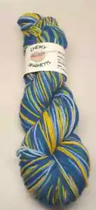 Calcetín de espagueti masticable pintado a mano Hank individual 100 % superlavado Merino deportivo estrellado - Imagen 1 de 1