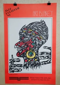 Póster de arte portafolio de jazz Art Blakey '81 - Imagen 1 de 2