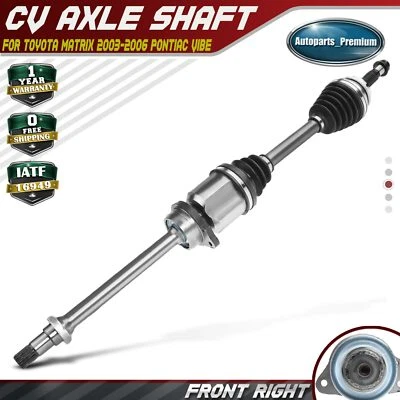 Conjunto de eje CV para Toyota Matrix 2003-2006 Pontiac Vibe 1,8 L delantero derecho Foto 1 de 4