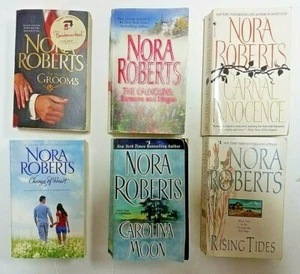 6 Nora Roberts Bücher Sinneswandel Carolina Mond aufgehende Gezeiten Die Calhouons - Bild 1 von 1