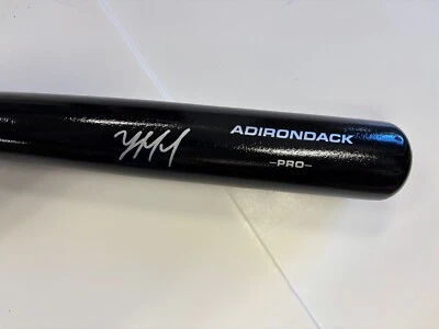 Yordan Alvarez Signed Rawlings Adirondack Pro Model Black Baseball Bat Auto JSA - Image 1 of 4