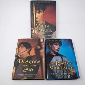 Strongbow Saga series books 1-3 by Judson Roberts Hardcover DJ 1st Ed 1st Print - Imagen 1 de 20