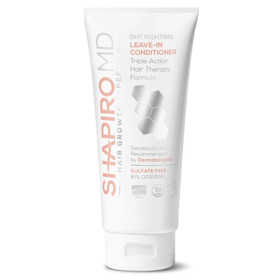 Acondicionador sin enjuague para pérdida de cabello, vegano natural, bloqueadores DHT para adelgazamiento del cabello Foto 1 de 4