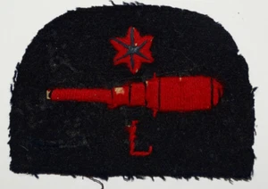 INSIGNIAS DE GORRA MILITAR BRITÁNICA, insignia comercial de artillería de la Marina Real Canadiense, Segunda Guerra Mundial - Imagen 1 de 2