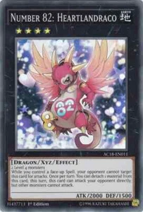 YUGIOH 1.AUFLAGE AC18-DE011 NUMMER 82: HEARTLANDRACO SUPER RARE NEAR MINT (NM) - Bild 1 von 1