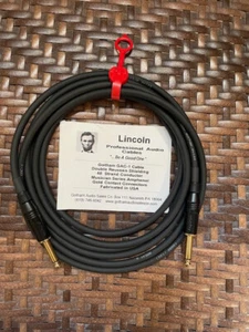 LINCOLN Musiker Instrumentenkabel - 10 Fuß - gerade schwarz - Bild 1 von 2