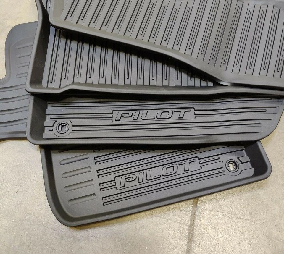 Genuine OEM Honda 08P17-TG7-300A All Season High Wall Floor Mats 2016-2022 Pilot - Image 1 of 3