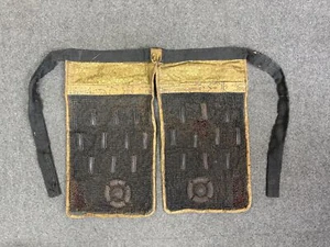 Y8963 YOROI Iron Haidate thigh guard samurai busho arms Japan antique armor - Picture 1 of 10