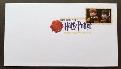 [SJ] USA US Harry Potter 2013 Movie Magic Novel (FDC) *color Postmark - Image 1 of 4
