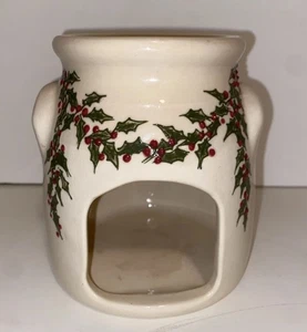 RARO Helen Berg Salmon Falls Gres Dover Blanco Deslizante Fundido Tarta Calentador Acebo - Imagen 1 de 20