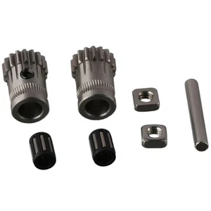 Nickel Plated 3D Printer Drive Gear Hardened Steel Dual Drive Gears  Prusa - Afbeelding 1 van 12