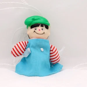 Vintage Weihnachten Mr & Mrs Claus, Schneemann Elfe Fingerpuppen - 4er Set - Bild 1 von 6