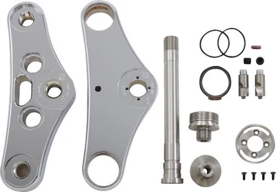 Hawg Halters Inc 3deg. Triple Tree - Chrome Motorcycle Street Bike 49WGCR3-HFS - Image 1 of 3