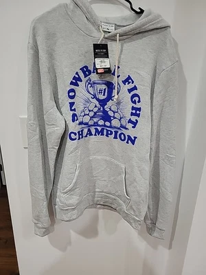 Sudadera con capucha gris Where I'm From Snowball Fight Champion para hombre. Talla grande Foto 1 de 4