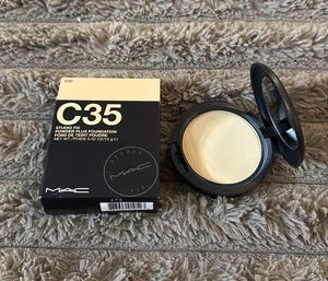 MAC Studio Fix Powder Plus Foundation Shade C35 Full Size 15g Original Formula - Picture 1 of 4