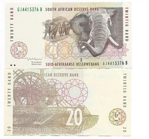 Sudafrica 20 Rand ND (1999) estremamente fine P124b - Foto 1 di 1