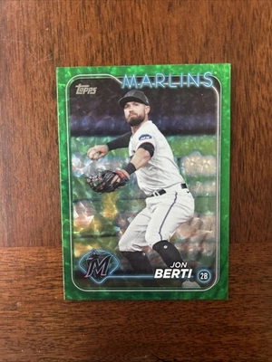 2024 Topps Series 2 - Jon Berti #524 Green Foil /499 - Image 1 of 2