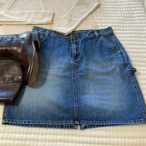 OshKosh Denim Carpernter Jean Skirt Size 10 - Picture 1 of 5