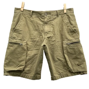 Vintage Nike Ripstop Cargo Shorts Herren 36* Army Green Workwear Gorpcore Surplus - Bild 1 von 11
