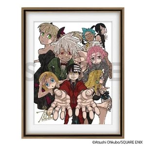 SOUL EATER Mostra 20° Anniversario Quadro Originale Atsushi Ohkubo Firmato - Foto 1 di 3
