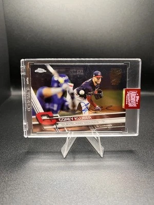 2019 Topps Archives 签名系列 Corey Kluber 签名 /6 印第安人 2016 Chrome — 第 1/2 张图片