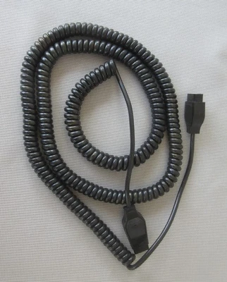 Vintage Coiled Joystick Extension Cable For Commodore 64 Tested - Image 1 of 3