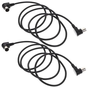 2 Pcs Doppelte Männliche Verbindungskabel Gitarrenkabel Midi Verlängerungskabel - Bild 1 von 12