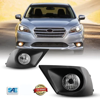 For 2015-2017 Subaru Legacy H16 OEM Fog Light Strip Bumper Lamps Pair Left&Right - Image 1 of 4