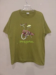 Vintage 1994 Soundgarden Pushead Tricycle T-Shirt XL Olive Green Seattle Rock - Bild 1 von 8