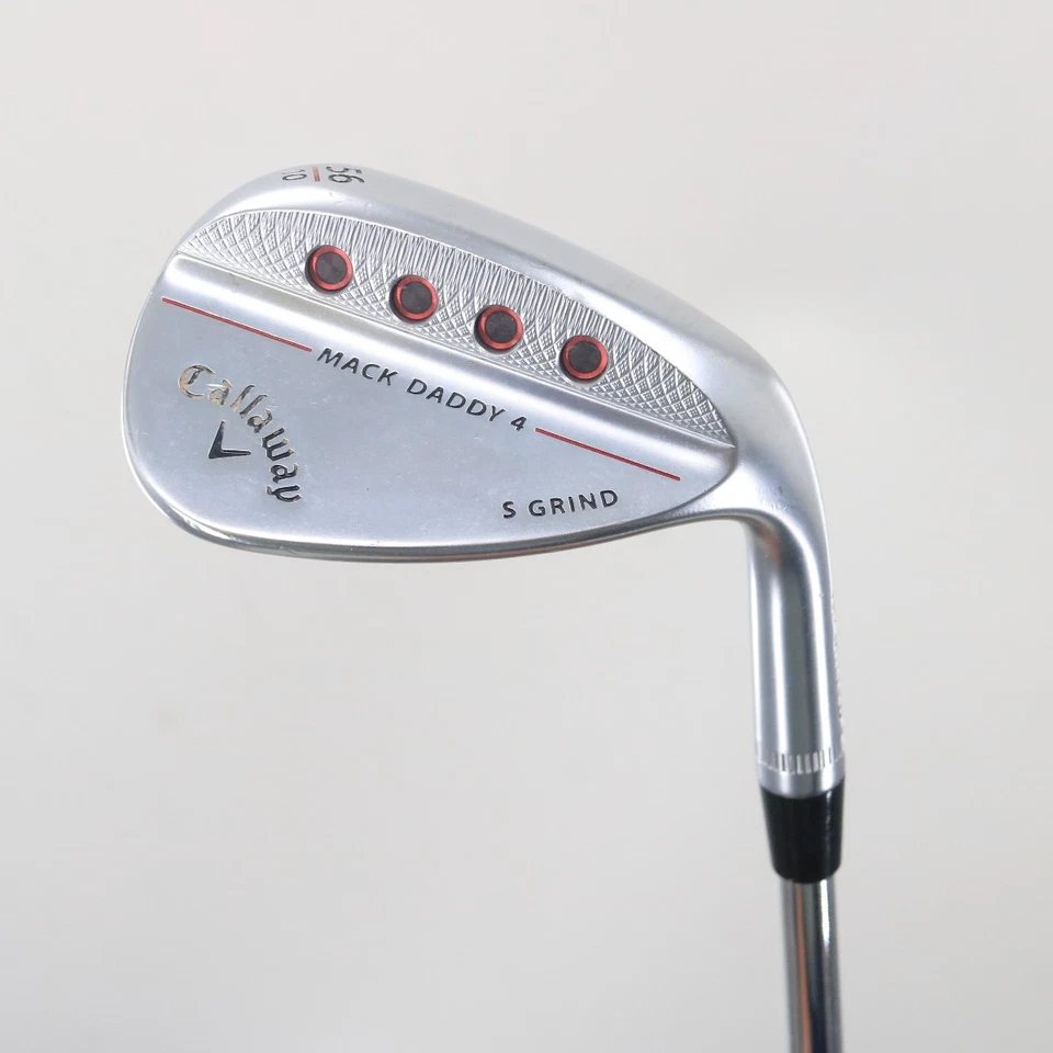 Callaway Mack Daddy 4 Platinum Chrome Sand Wedge 56 Deg 56.10 Stiff RH C-155021 - Image 1 of 4