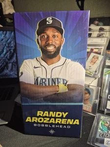 Randy Arozarena Bobblehead Seattle Mariners - nuovo con scatola - edizione limitata SGA 27/05/25 - Foto 1 di 4