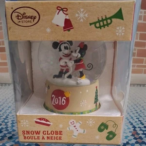 Disney Store Mickey und Minnie Mouse Schneekugel Urlaub 2016. - Bild 1 von 3