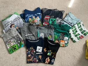 Lot Of 13 Lego Minecraft/Roblox Boys Clothing Size 5-7 - Picture 1 of 3