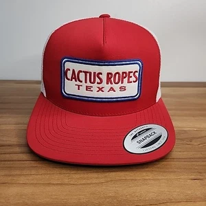 Cactus Ropes Texas Snapback Truckermütze HOOEY rot mit weißem Netzrücken - Bild 1 von 6