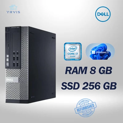 PC DESKTOP DELL 7020 SFF INTEL I5 RAM 8GB SSD 256GB WIN 11 PRO RICONDIZIONATO - Immagine 1 di 4