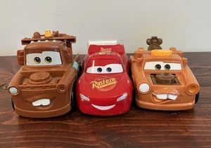 Disney Pixar Cars Lightning McQueen Mater Vehicle Talking Toy Lot Bundle 2019 - Picture 1 of 4