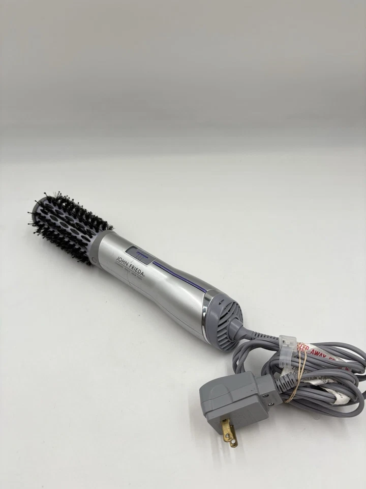 Cepillo de aire caliente iónico John Frieda Frizz Ease forma salón 1,5" JFHA5 probado funcionando Foto 1 de 4