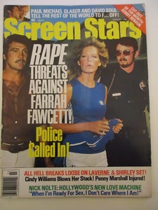 Farrah Fawcett, Lindsay Wagner - Screen Stars Magazine 1977 - Picture 1 of 1