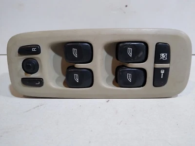 2005 to 2007 Volvo S60 S80 V70 XC70 XC90 Master Window Switch 30746074 Lt. Beige - Image 1 of 4