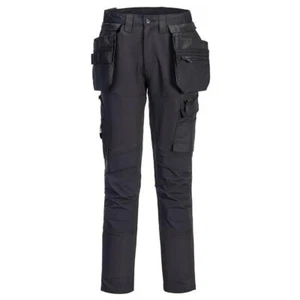 PORTWEST DX4 Craft Holster Trousers 4 Way Stretch Slim Fit DX456 - Picture 1 of 2