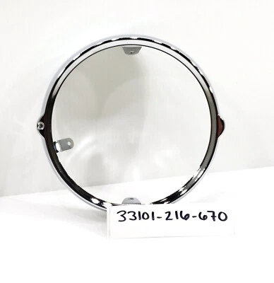 Anillo de llanta de faros genuino Honda CB160 CL160 OEM 33101-216-670 NUEVO DE STOCK *Nuevo otro* Foto 1 de 4