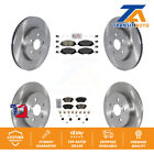 Front Rear Ceramic Pads And Disc Brake Rotors Kit For Toyota Corolla K8a-103471