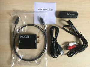 Bluetooth Transmitter Kit for LG UJ630V Series TV and BT headphones & speakers - Picture 1 of 3
