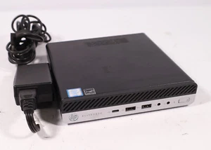 HP EliteDesk 800 G3 Mini 35W i7-7700T 16GB RAM 256GB SSD Win 11 Pro w/AC Adapter - Afbeelding 1 van 6