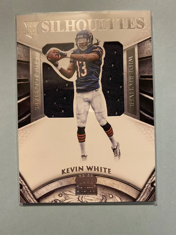 A25,899 - 2015 Crown Royale Rookie Silhouettes #223 Kevin White Jersey/299 - Image 1 of 1