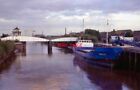 Photo  Ner River Ouse. Selby Swing Bridge. Dusk.  31.9.95